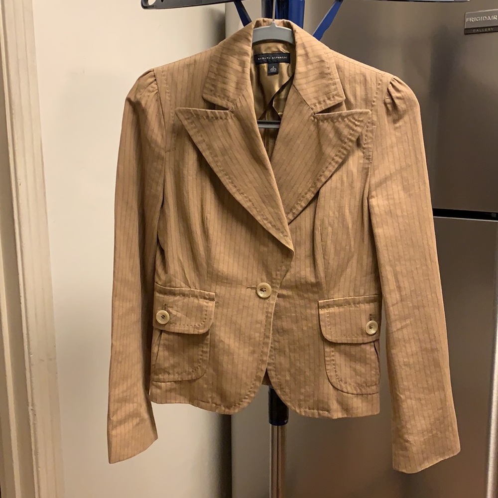 Banana Republic Pinstripe Blazer  ~ EUC